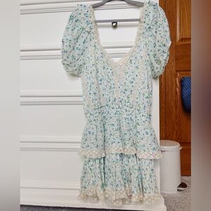 LOVESHACKFANCY CARLO DRESS